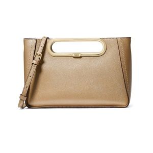 Michael Kors Chelsea Convertible Clutch Pale Gold